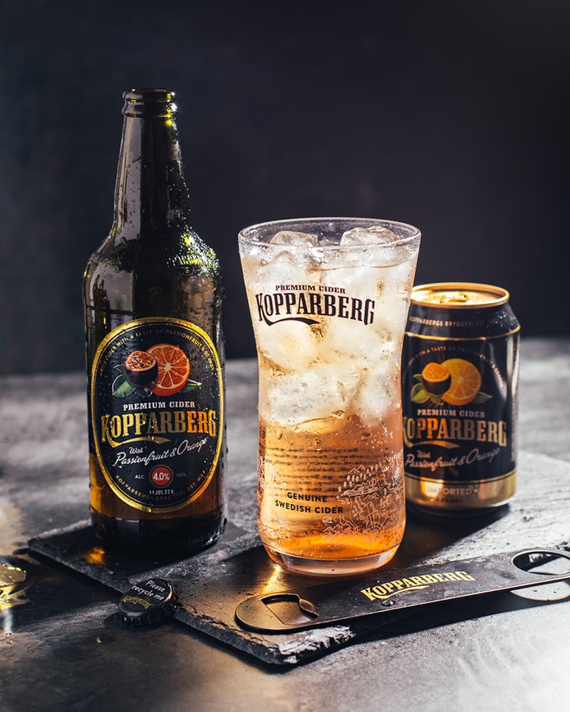 Kopparberg cider New summery Passionfruit & Orange flavour unveiled