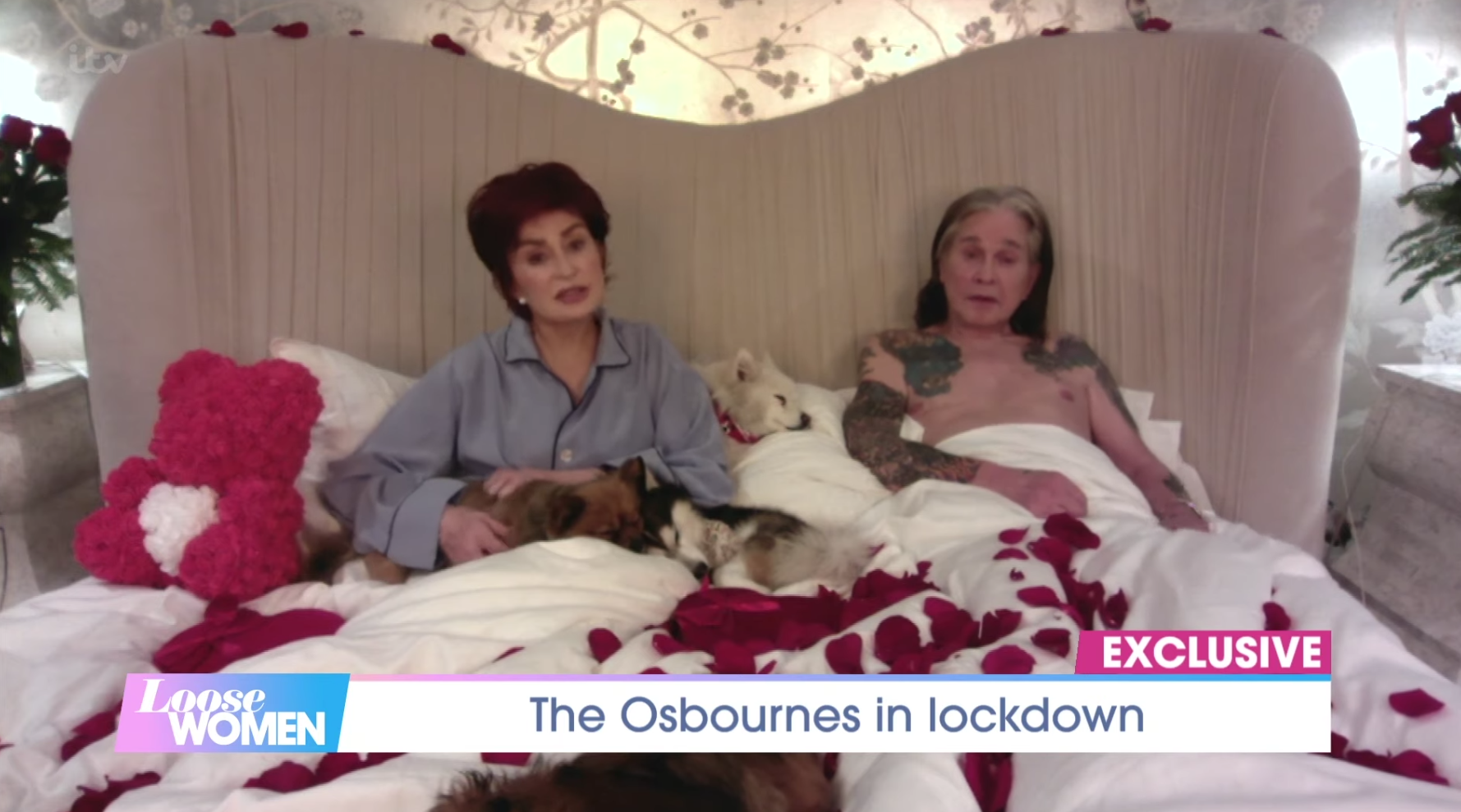 Ozzy Osbourne explained that he had had the COVID vaccine