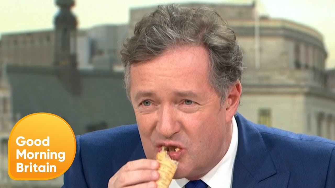Piers Morgan vegan sausage roll