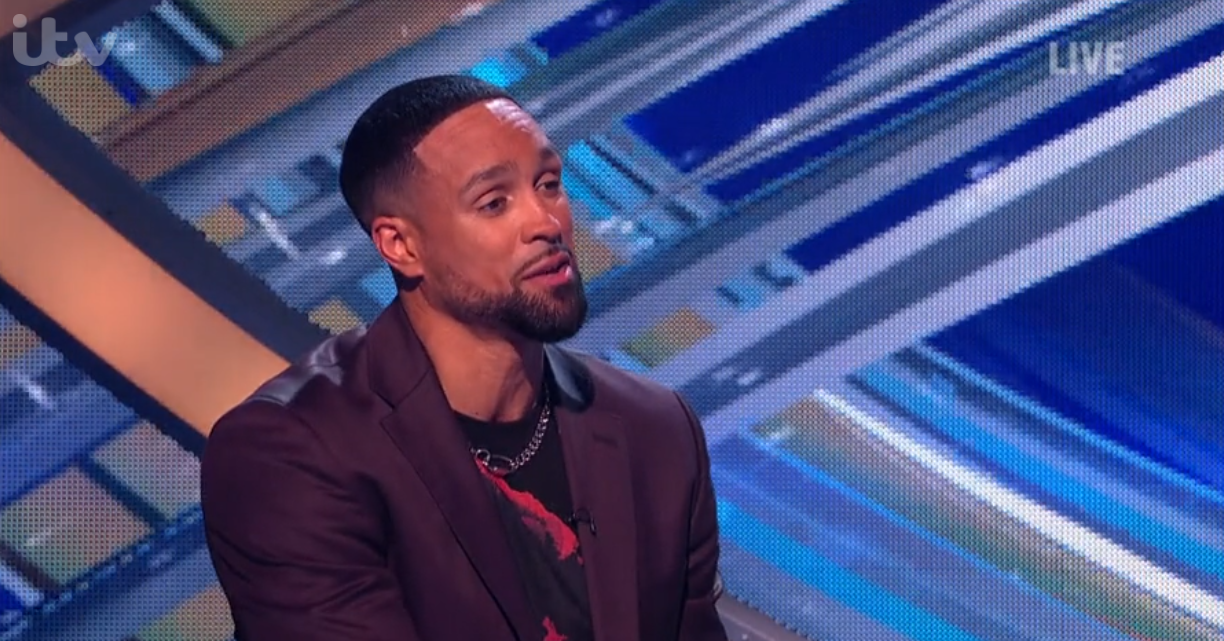 Ashley Banjo speaking to Faye and Hamish