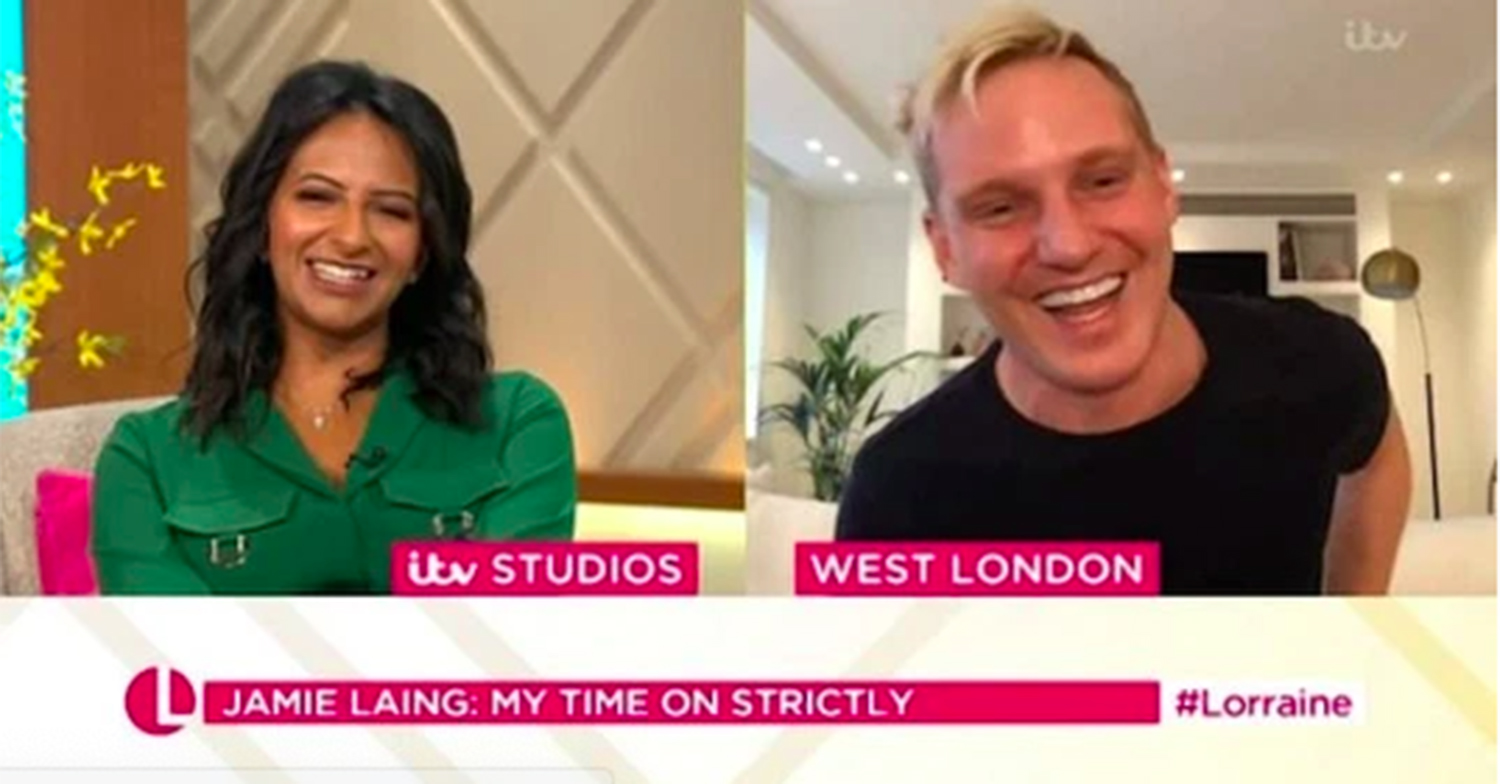 ranvir speaking to jamie on lorraine