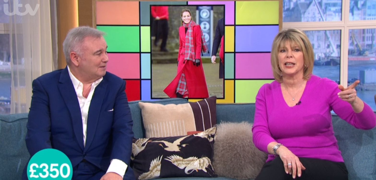 Ruth Langsford and Eamonn Holmes on This Morning