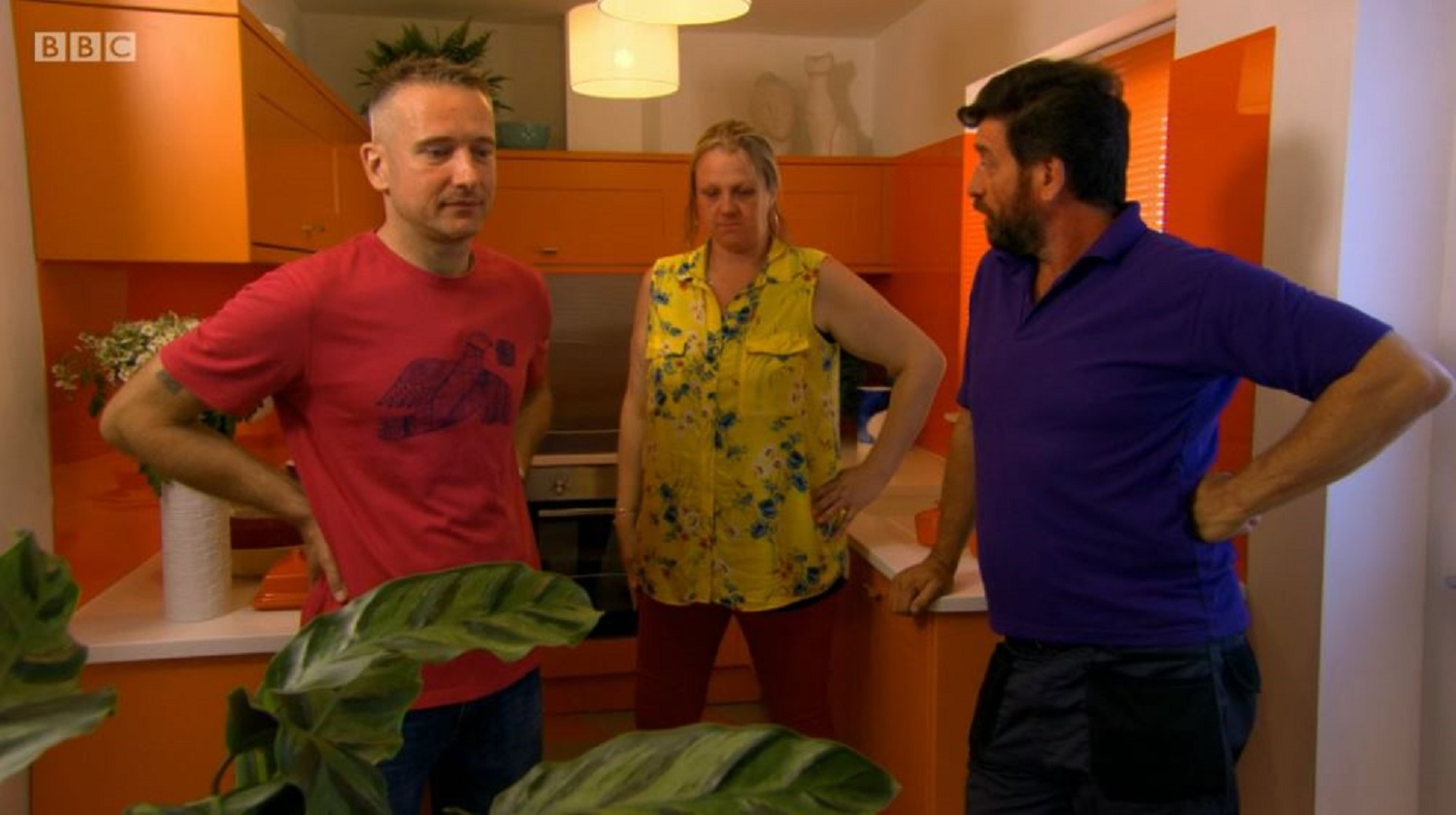 Jan and Lucy with nick knowles