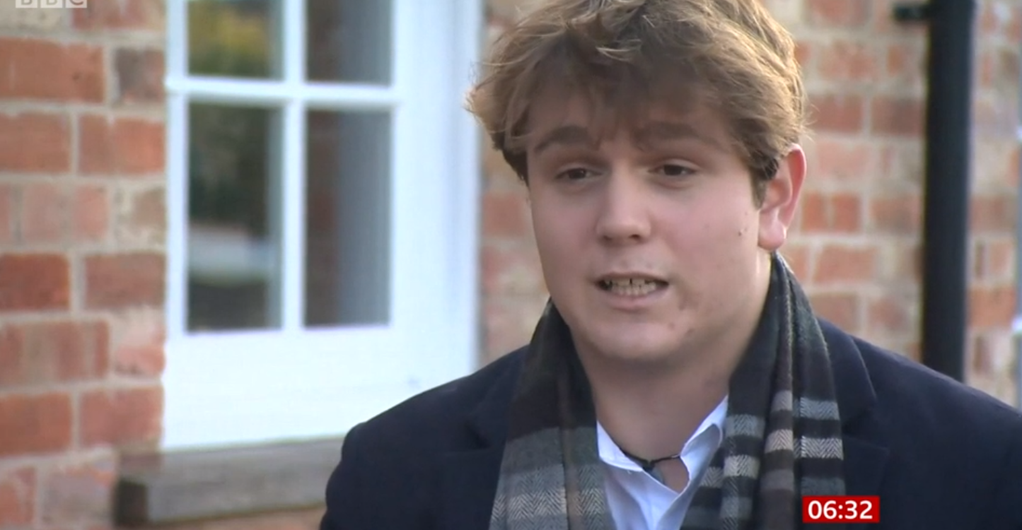 Grandson of Captain Sir Tom Moore