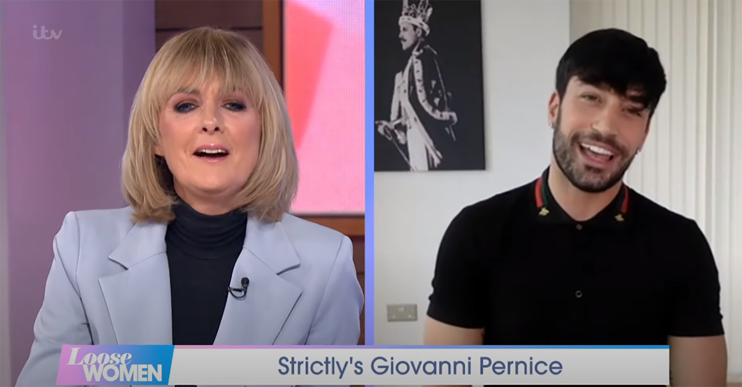 Strictly star Giovanni Pernice on Loose Women