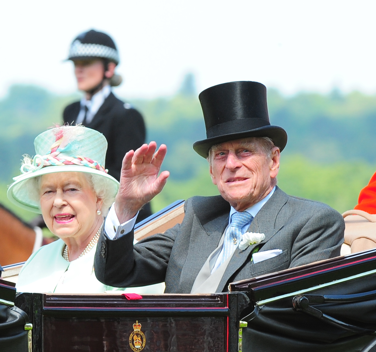 prince Philip and the queen