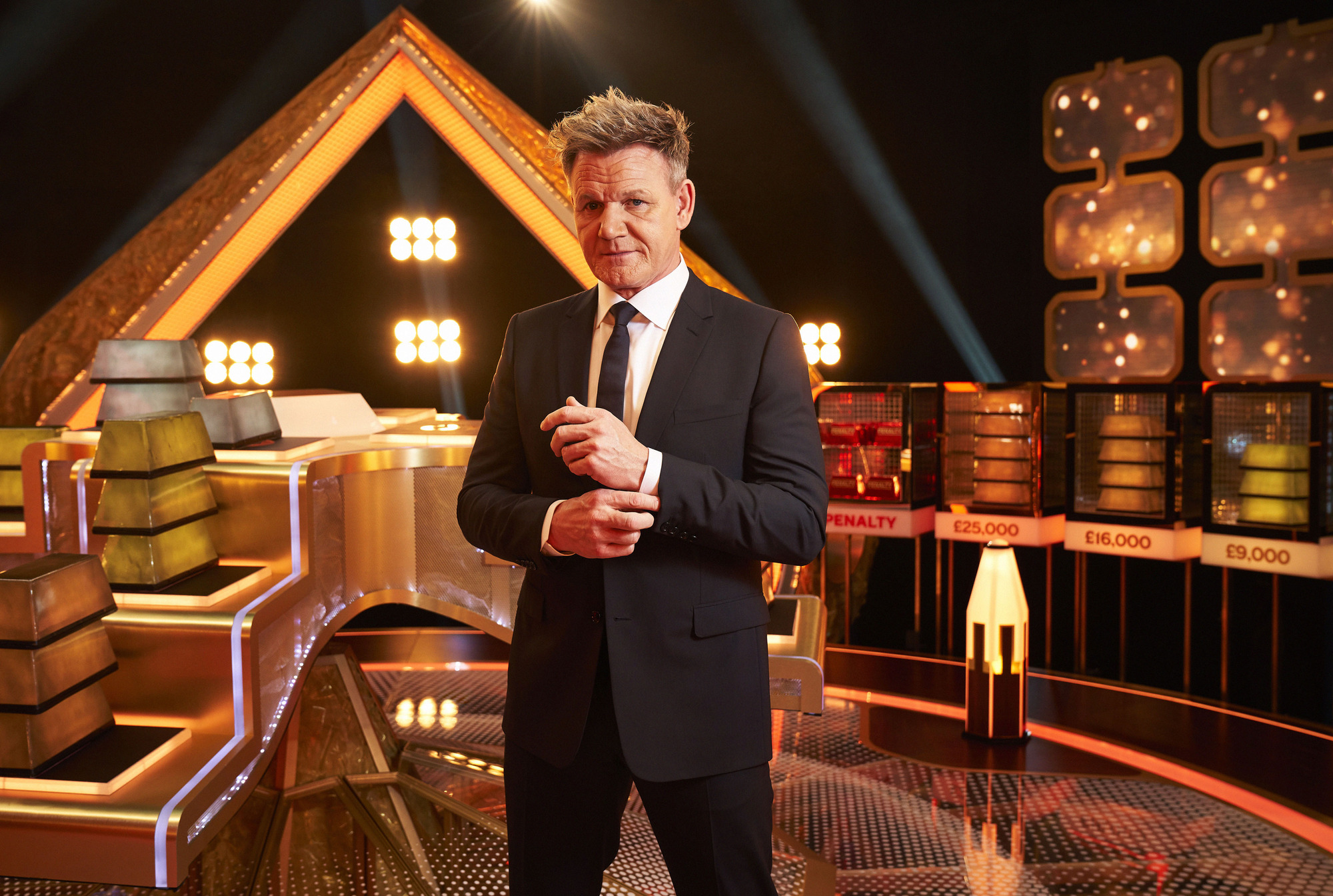 Gordon Ramsay in his new gameshow Bank Balance on BBC One