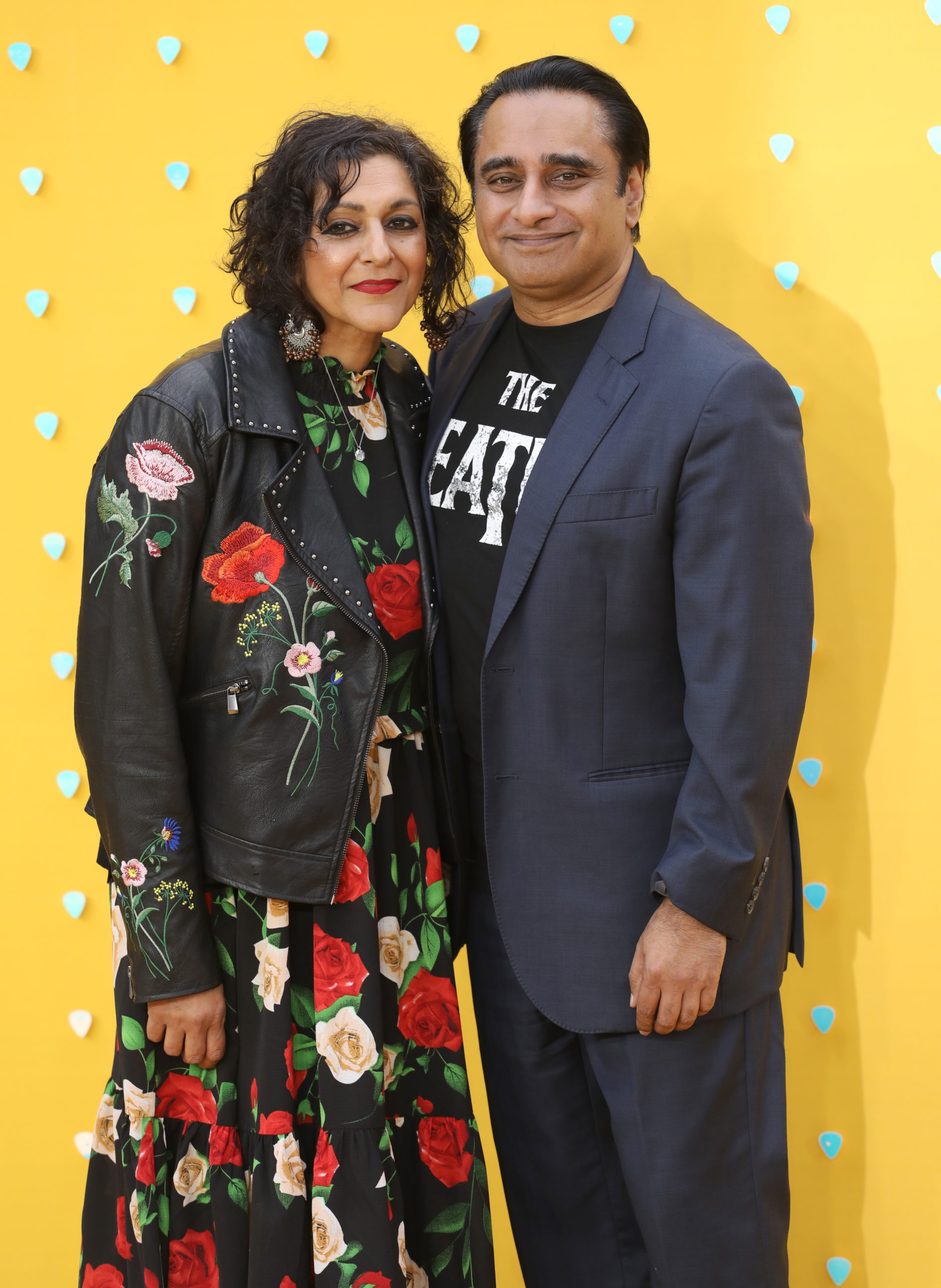Sanjeev Bhaskar and his wife Meera Syal
