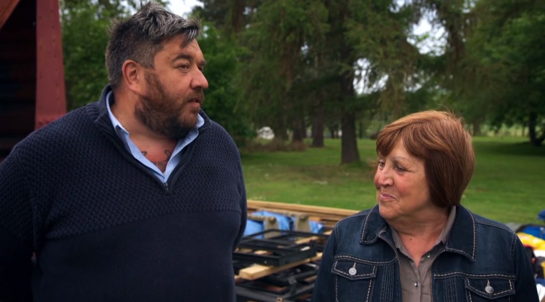 Simon and Carol speaking to George Clarke on Amazing Spaces