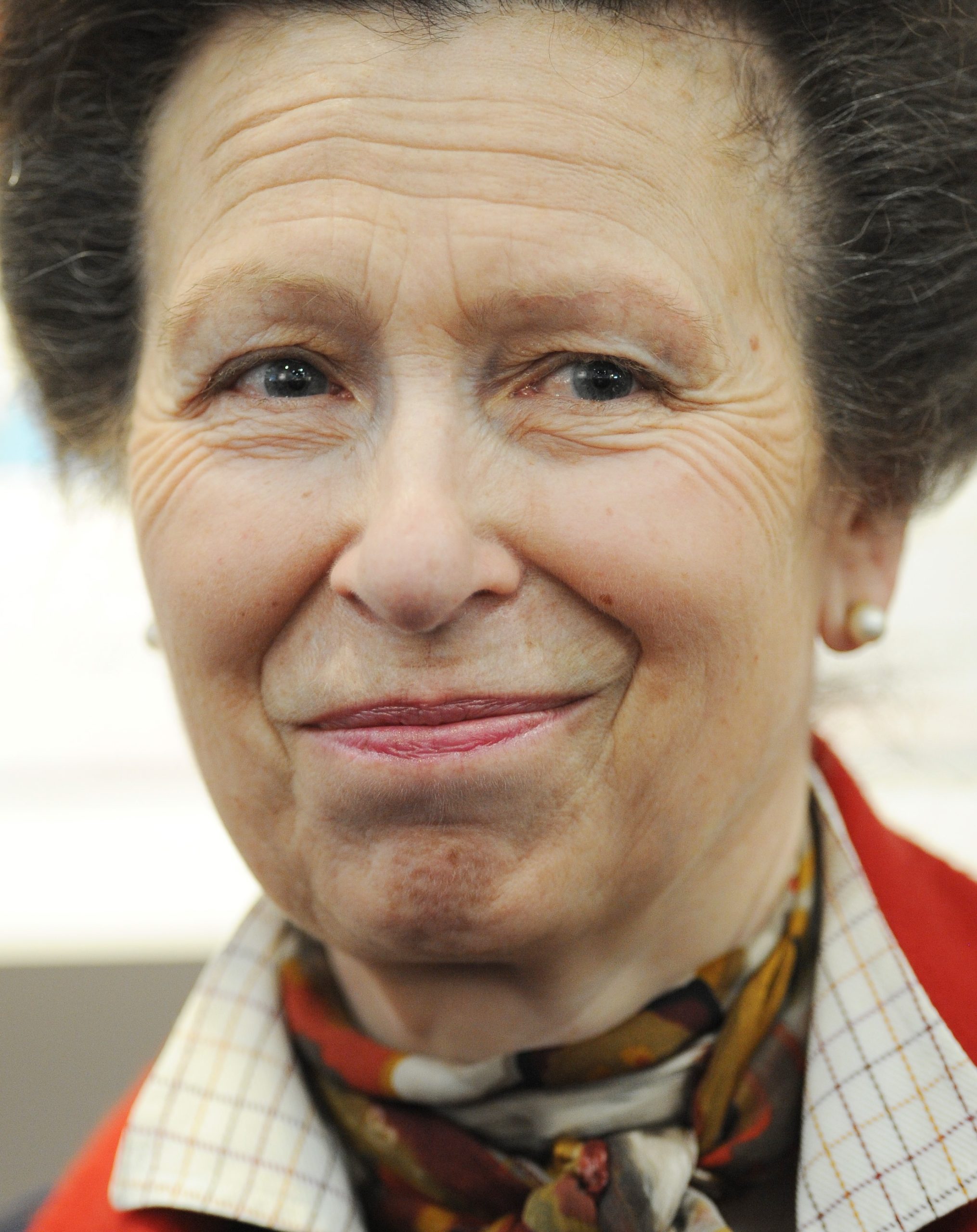 Princess Anne arrives at the Tullett Prebon London Boat Show