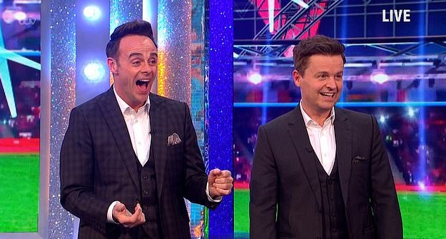 ant and dec on Saturday night takeaway