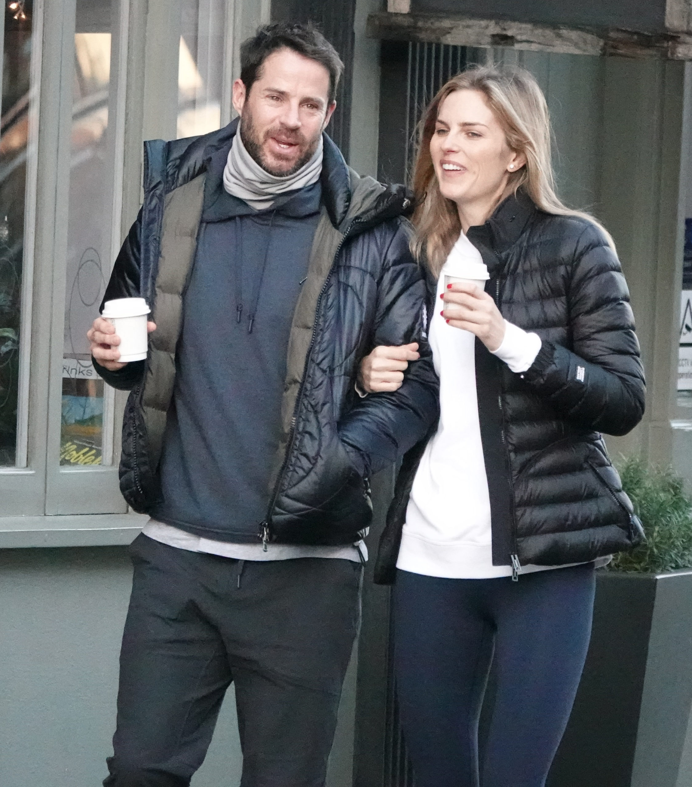 Jamie and new girlfriend Frida Andersson-Lourie