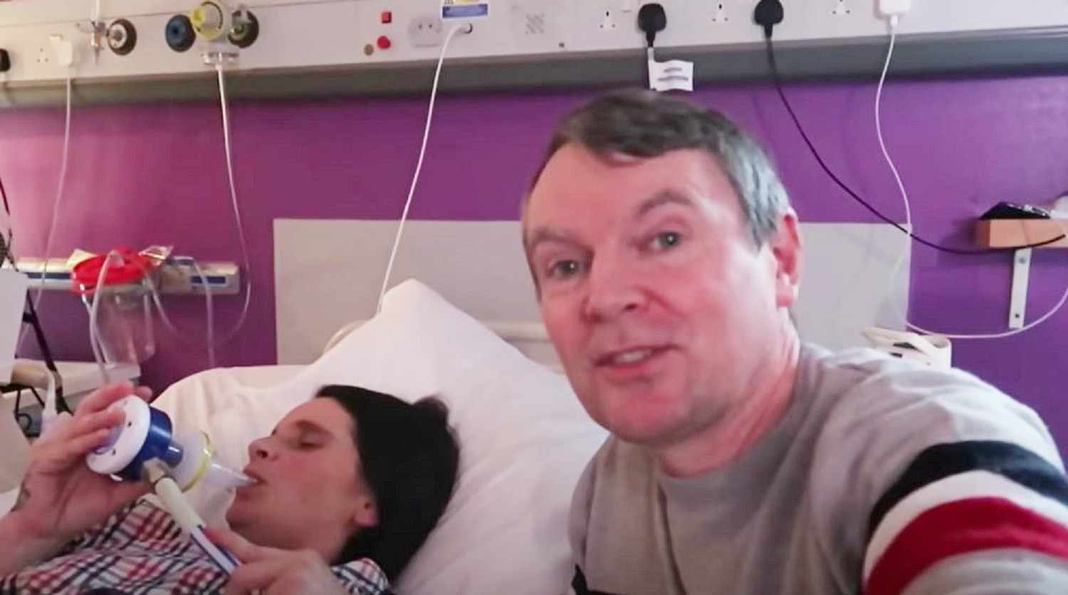 Radford family mum and dad Sue and Noel in hospital