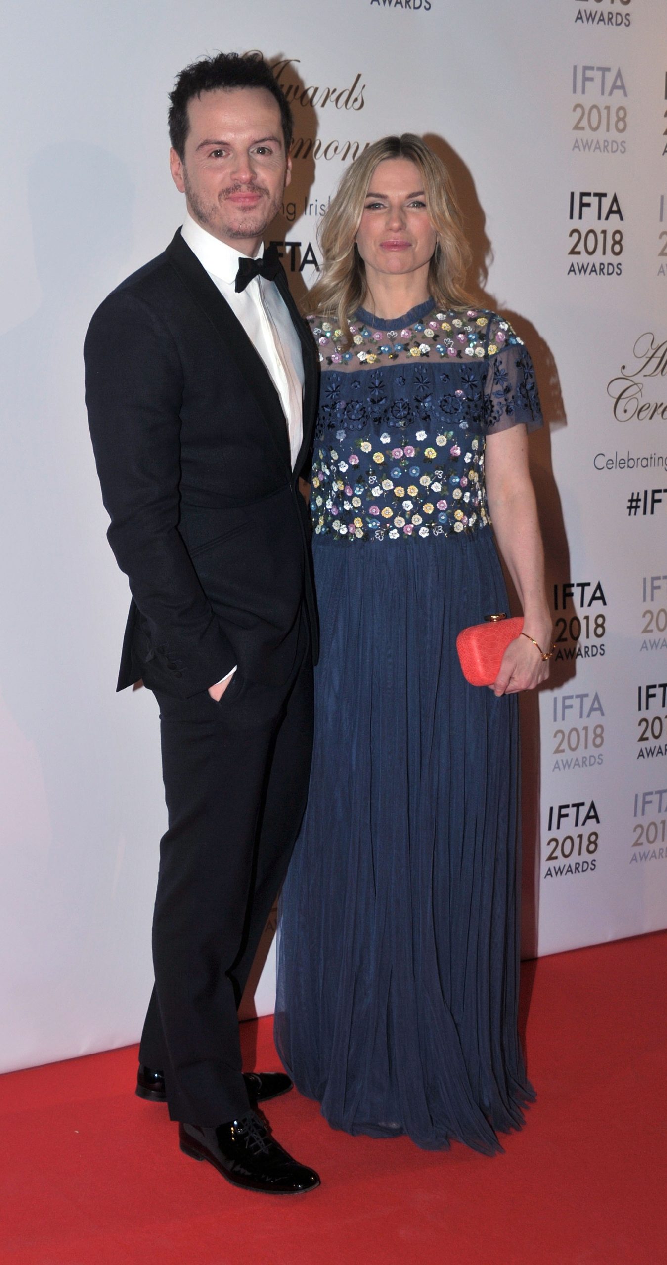 Andrew Scott and Eva Birthistle on the red carpet