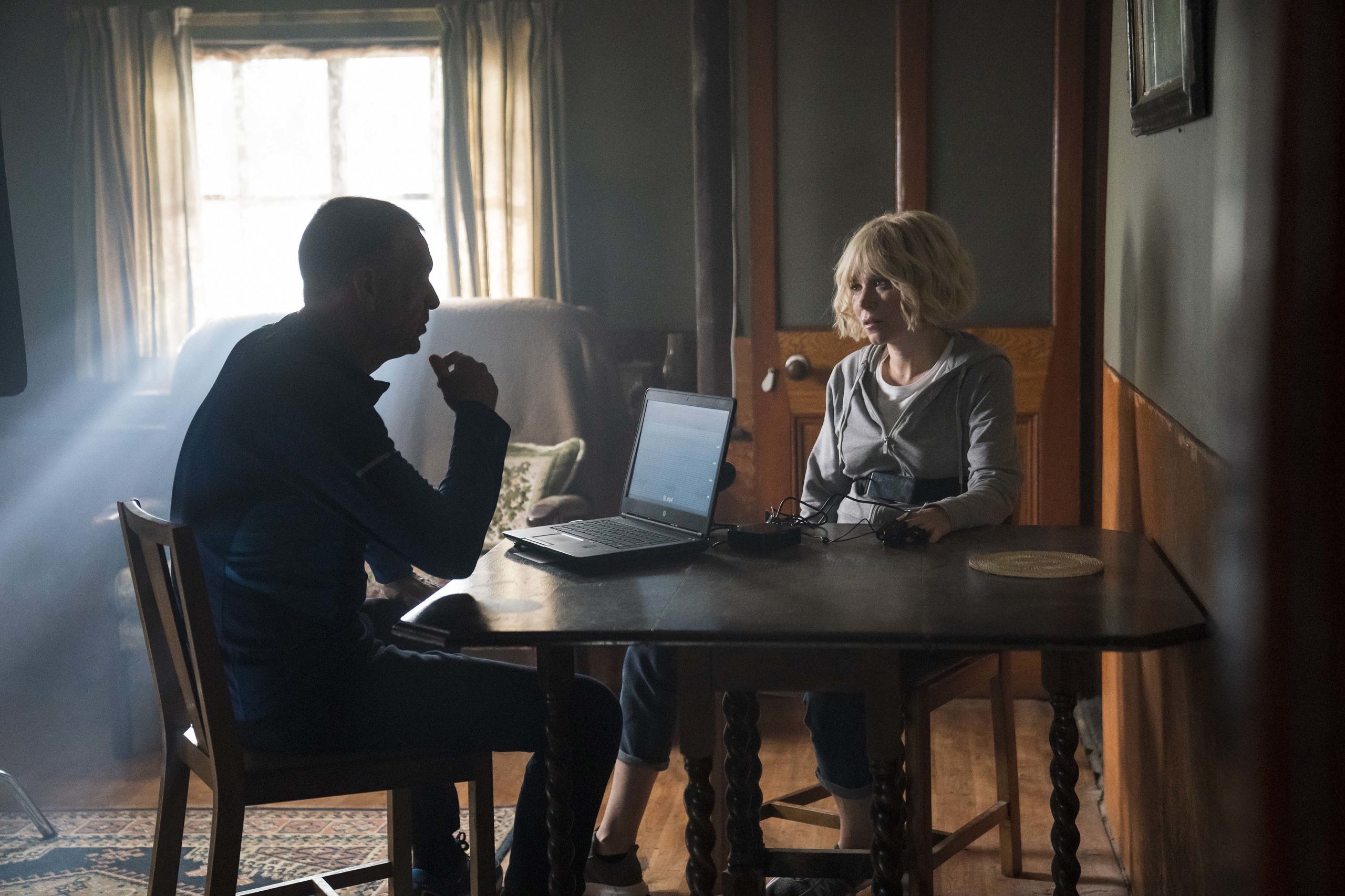 Frank and Marcella in training