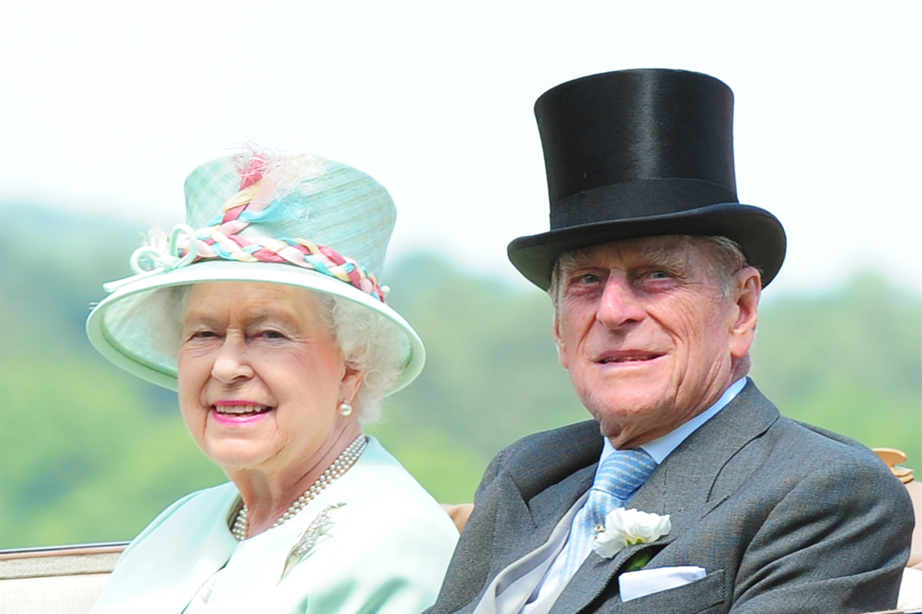 The Queen and Prince Philip at Ascot