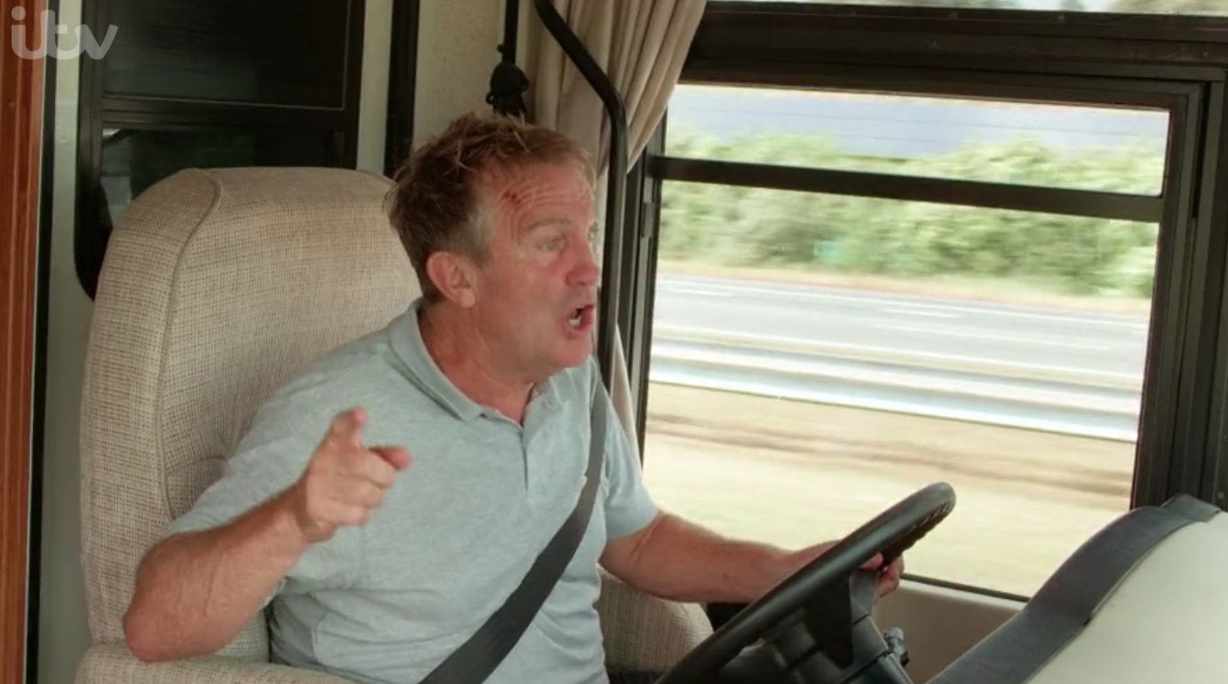 Bradley Walsh suffered a head injury on Breaking Dad