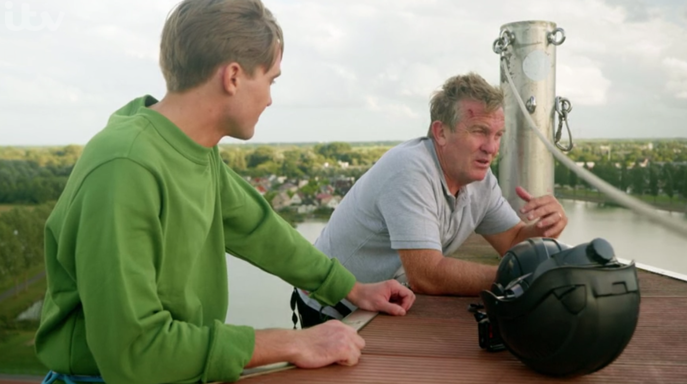 Bradley Walsh suffered a head injury on Breaking Dad