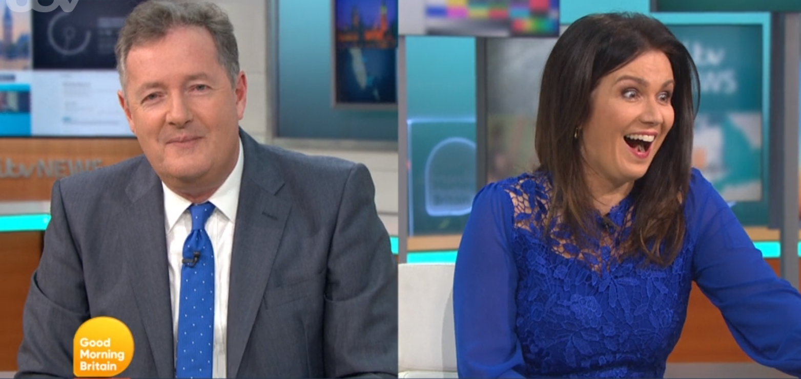 Piers and Susanna on GMB