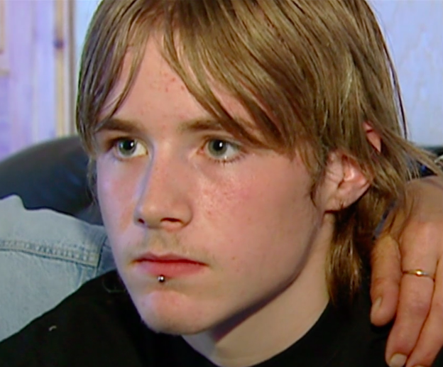 Luke Mitchell appeared in an interview on Sky (Credit: Channel 5)