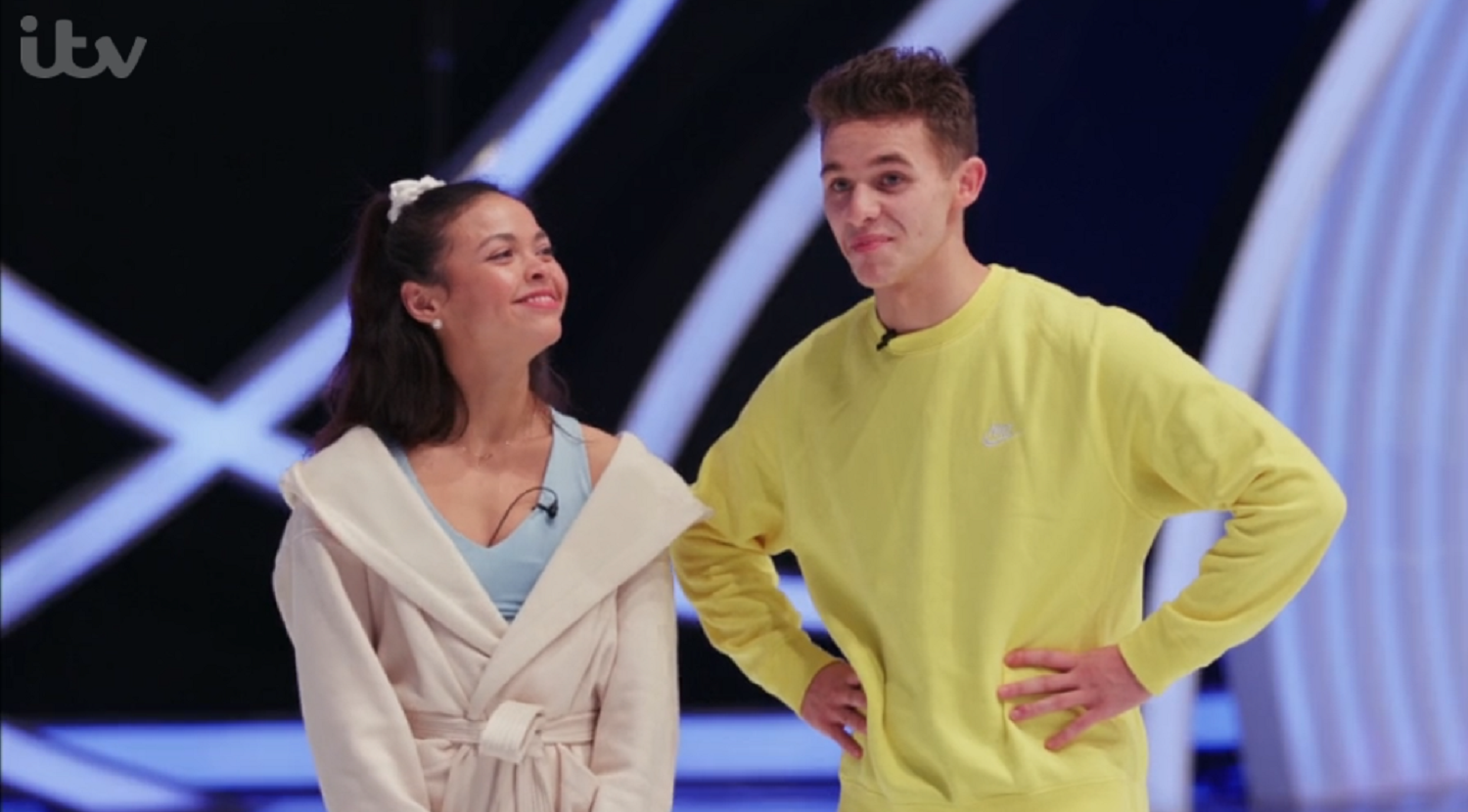 joe and vanessa in training