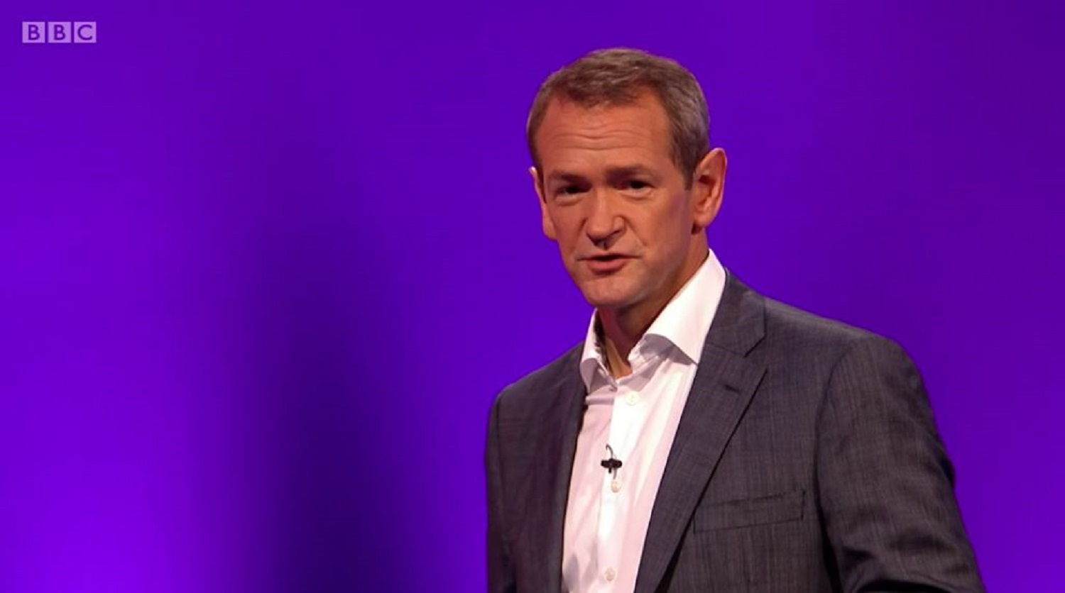 Alexander Armstrong hosting his show
