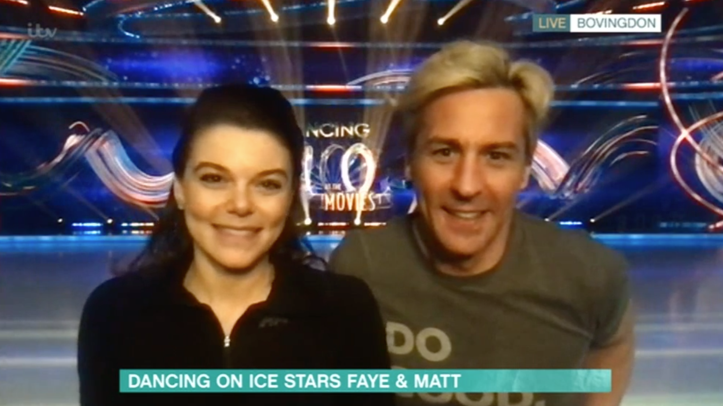 faye and matt on dancing on ice