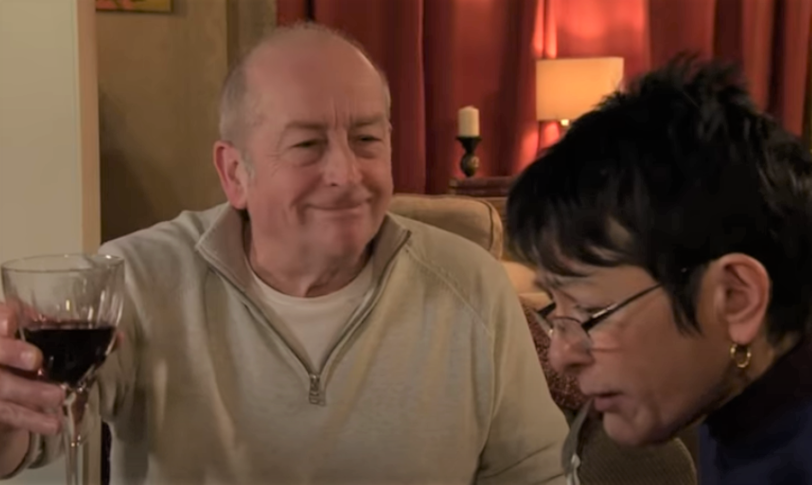 Geoff and Yasmeen on Corrie