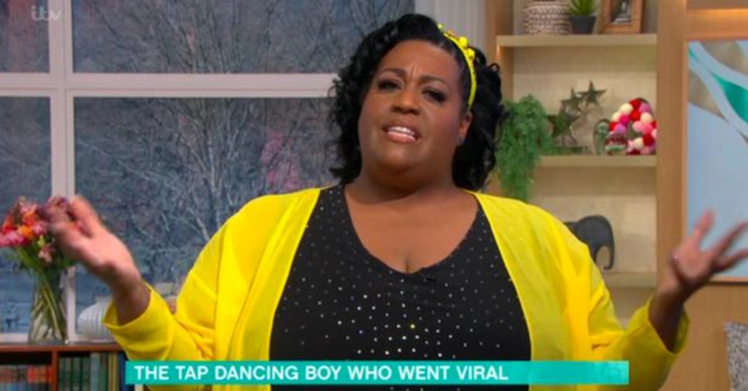 This morning Alison Hammond