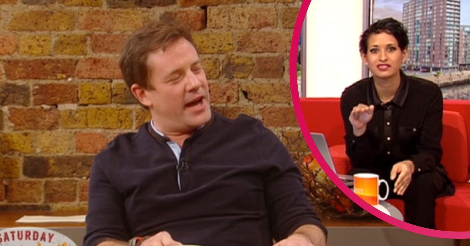 Naga Munchetty and Saturday Kitchen host Matt Tebbutt