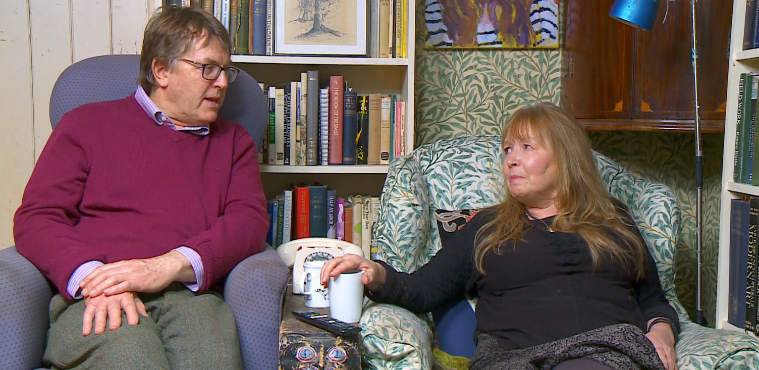 Giles and Mary on Gogglebox