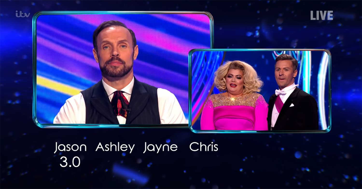 Jason Gardiner and Gemma Collins clash on DAncing On Ice