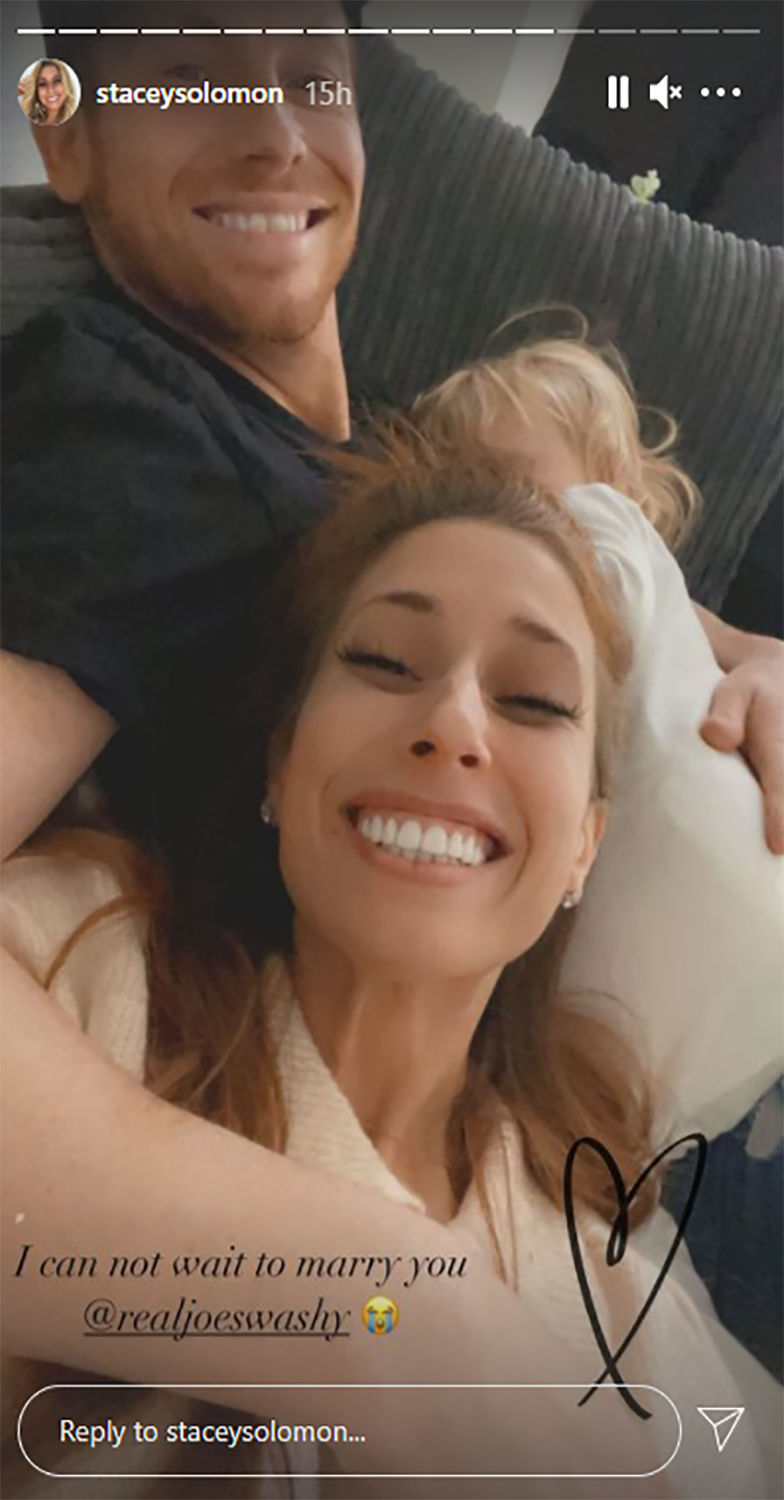 Stacey Solomon confirms wedding date