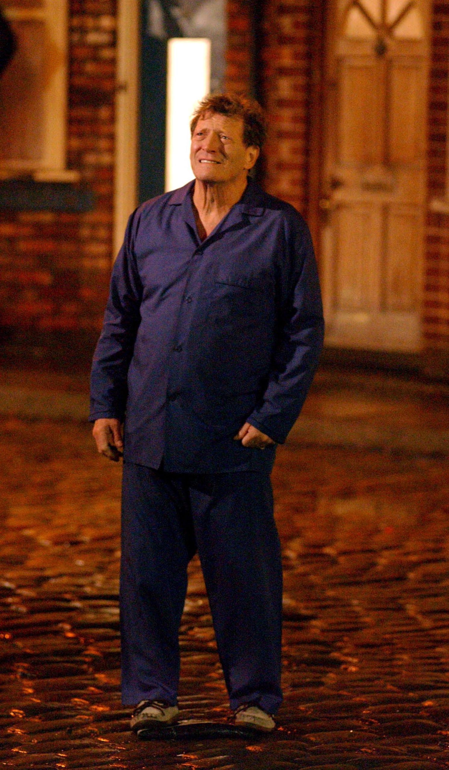 Johnny Briggs as Mike Baldwin in Coronation Street