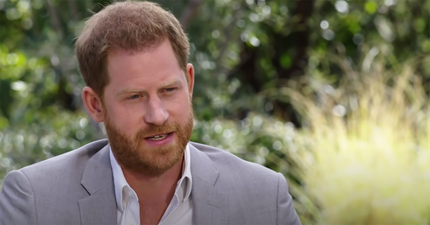Prince Harry in Oprah interview