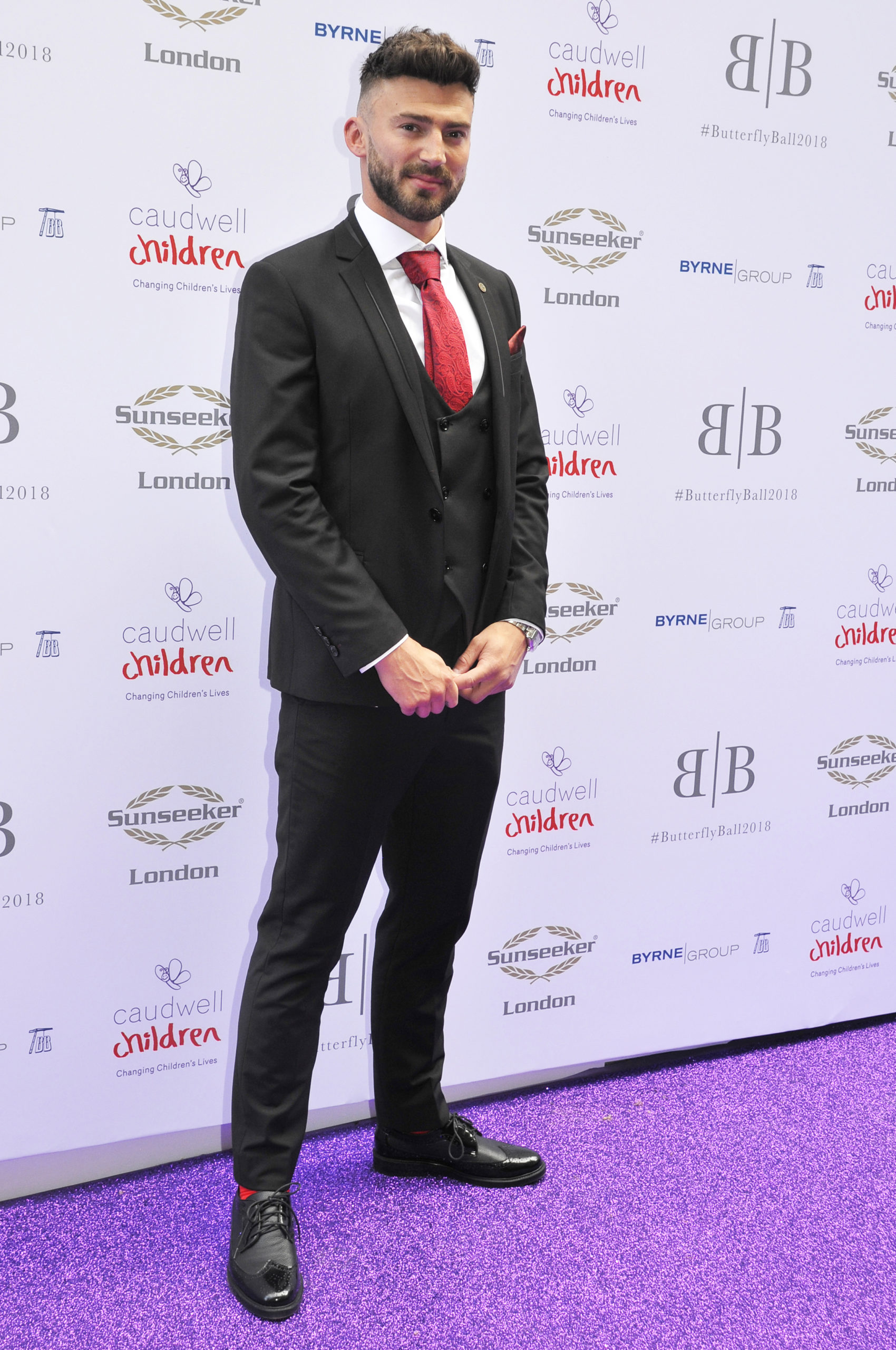 Jake quickenden on red carpet