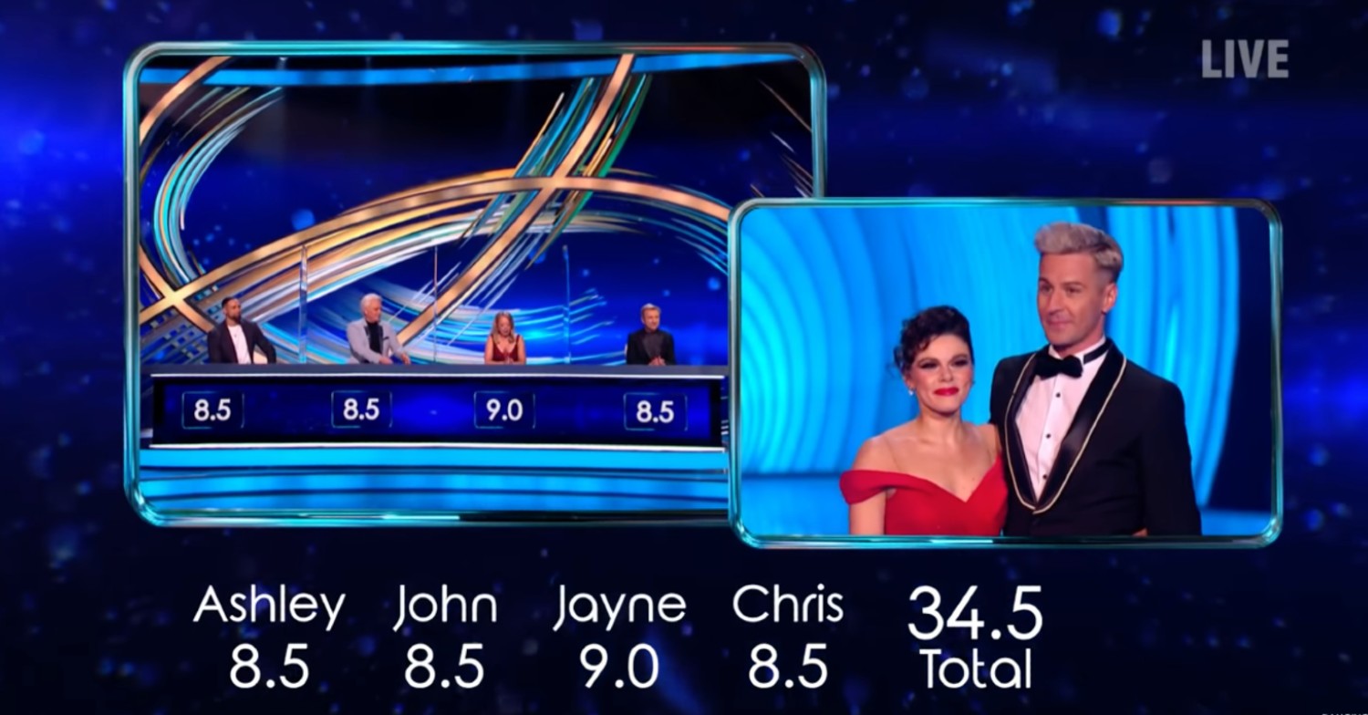 Dancing On Ice star Faye Brookes and Matt Evers score