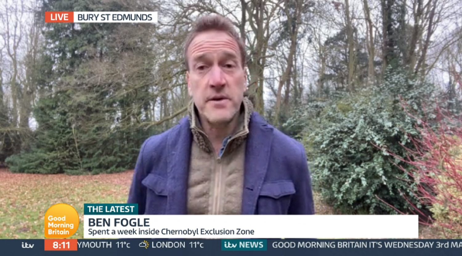 Ben Fogle on good morning britain today