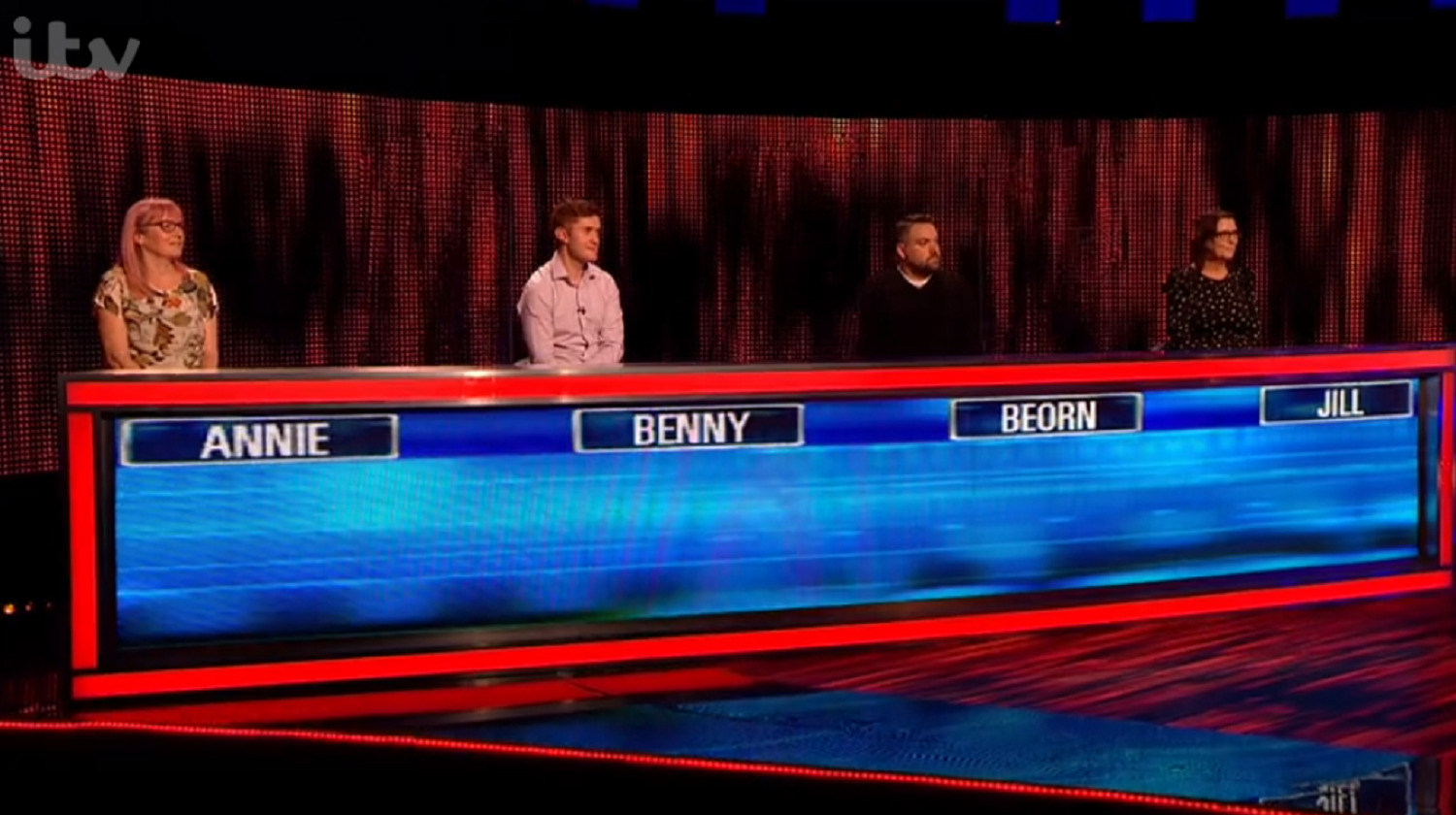 The contestants on The Chase