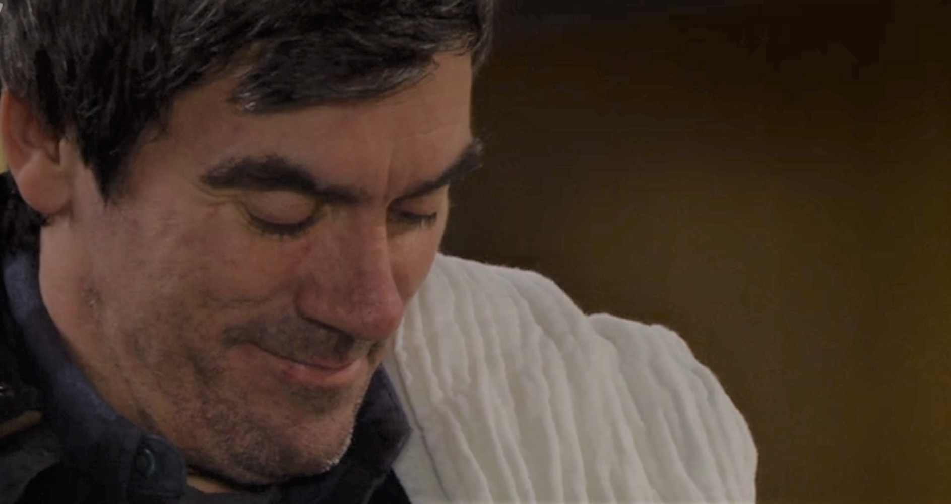 Tracy and Nate made Cain Frankie's godfather 