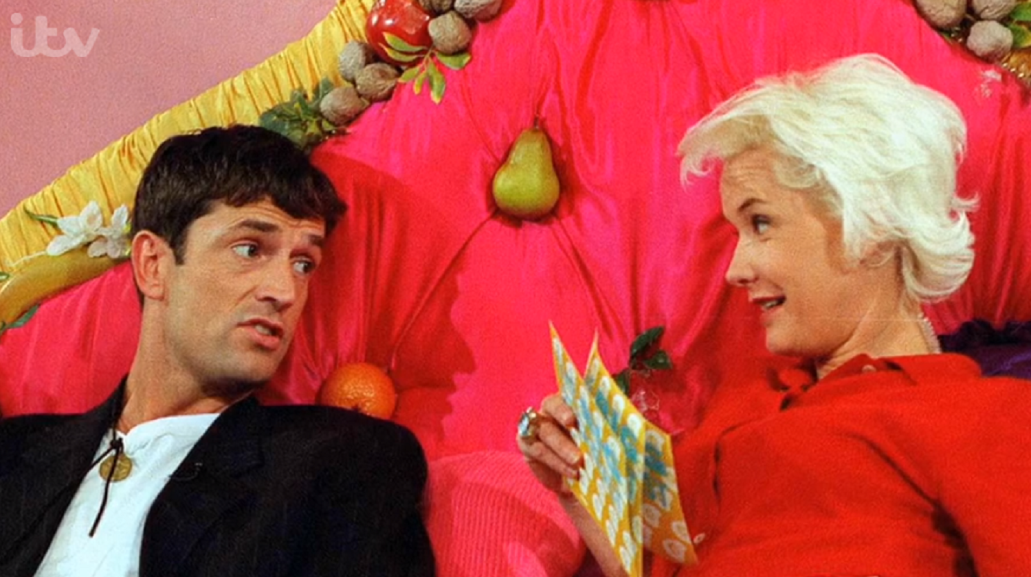 Rupert Everett and Paula Yates