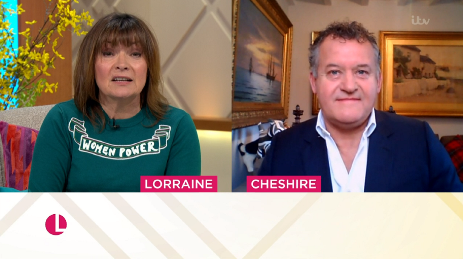Paul Burrell on Lorraine, talking about the prince harry and meghan interview