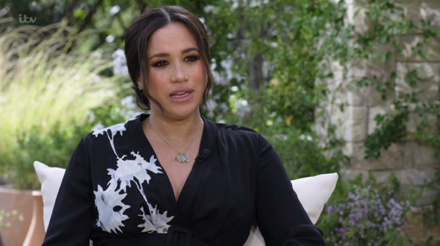 Meghan Markle speaking about The Queen with Oprah