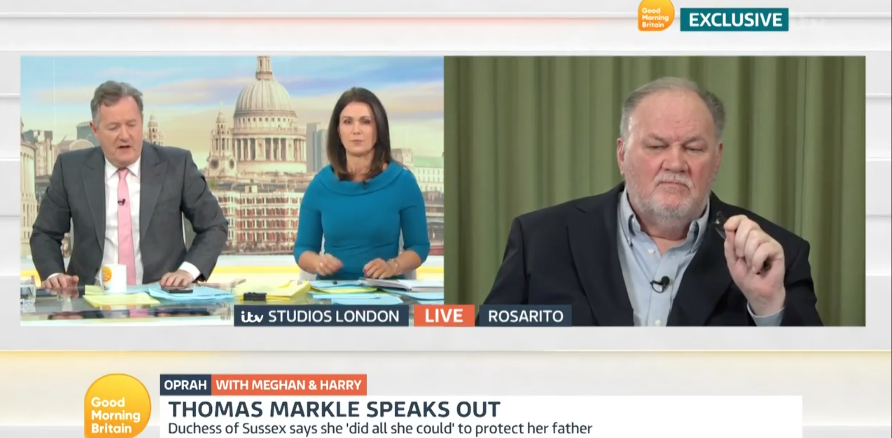 Thomas Markle on GMB