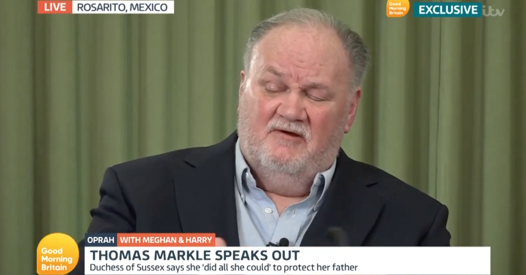 Thomas Markle on GMB