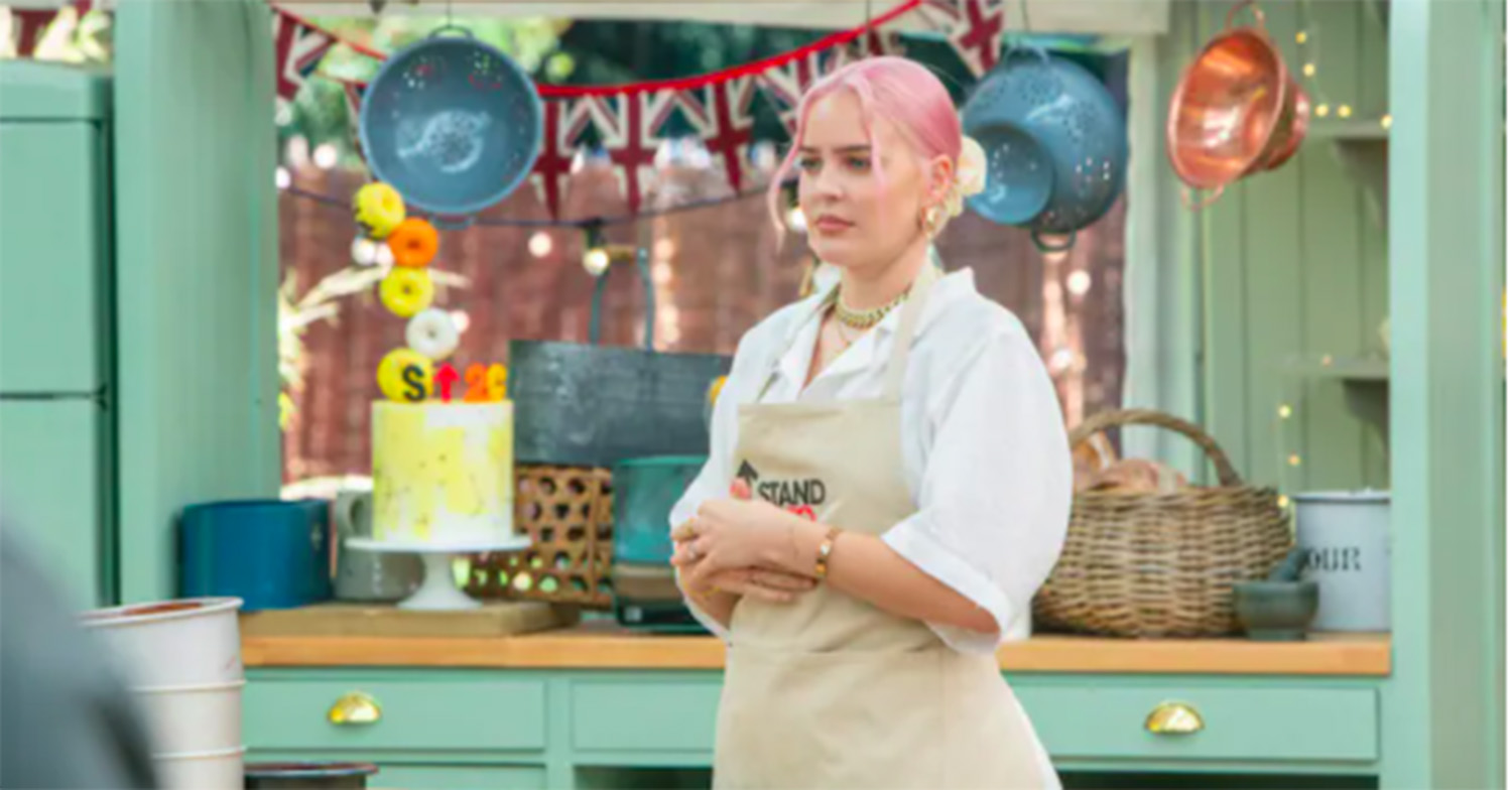 anne marie on celebrity bake off