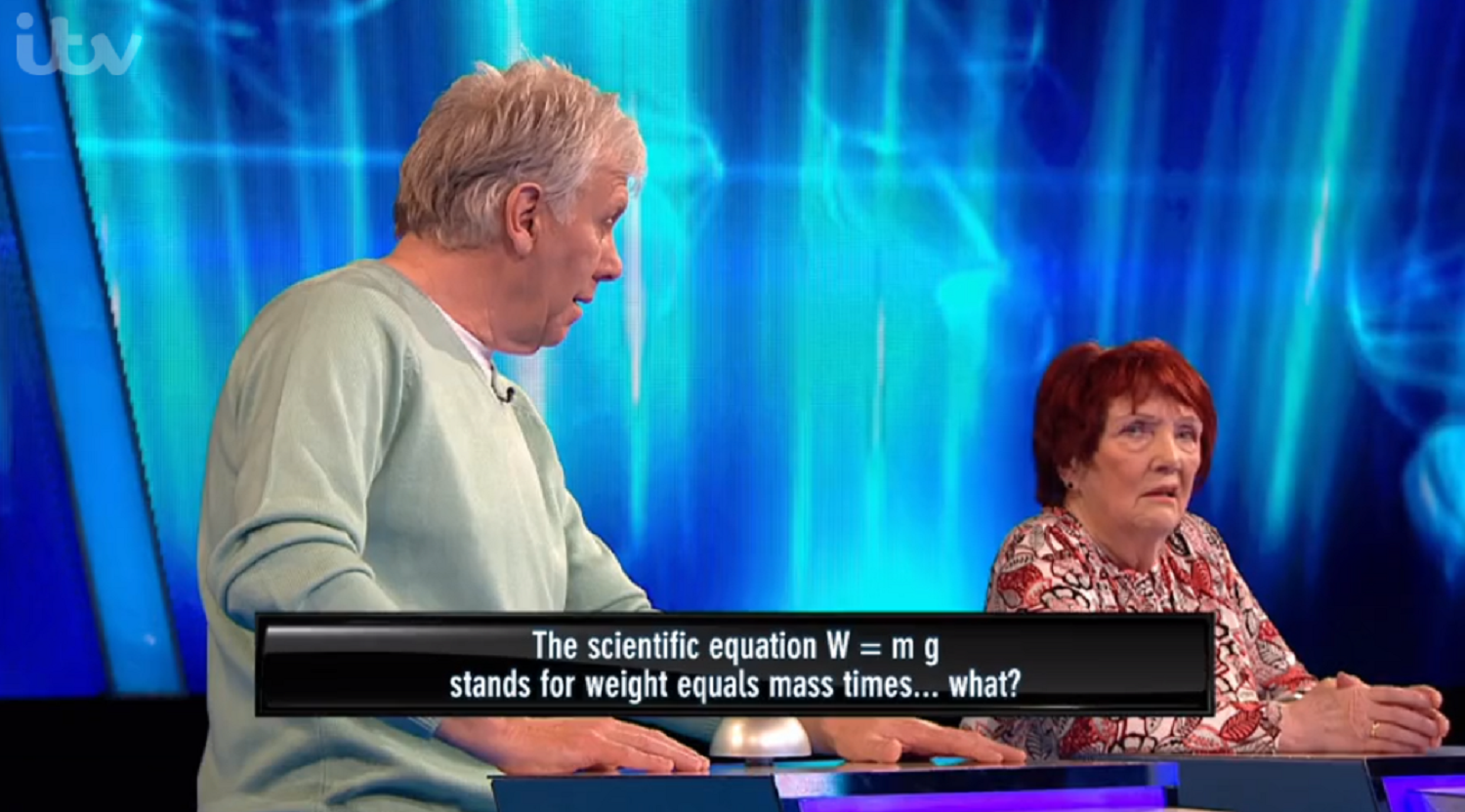 Betty looking at Rob