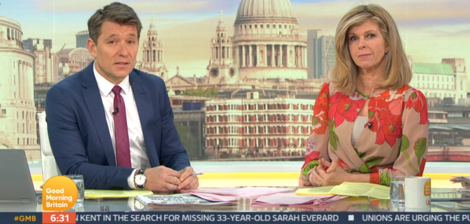 Ben Shephard and Kate Garraway talk Piers Morgan GMB exit