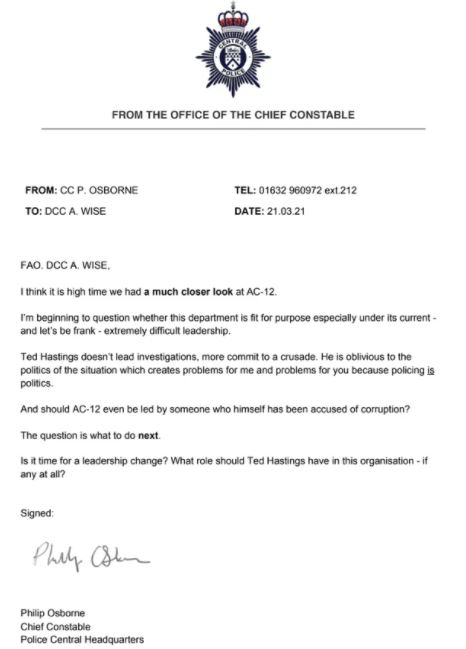 the letter, ahead of line of duty series 6