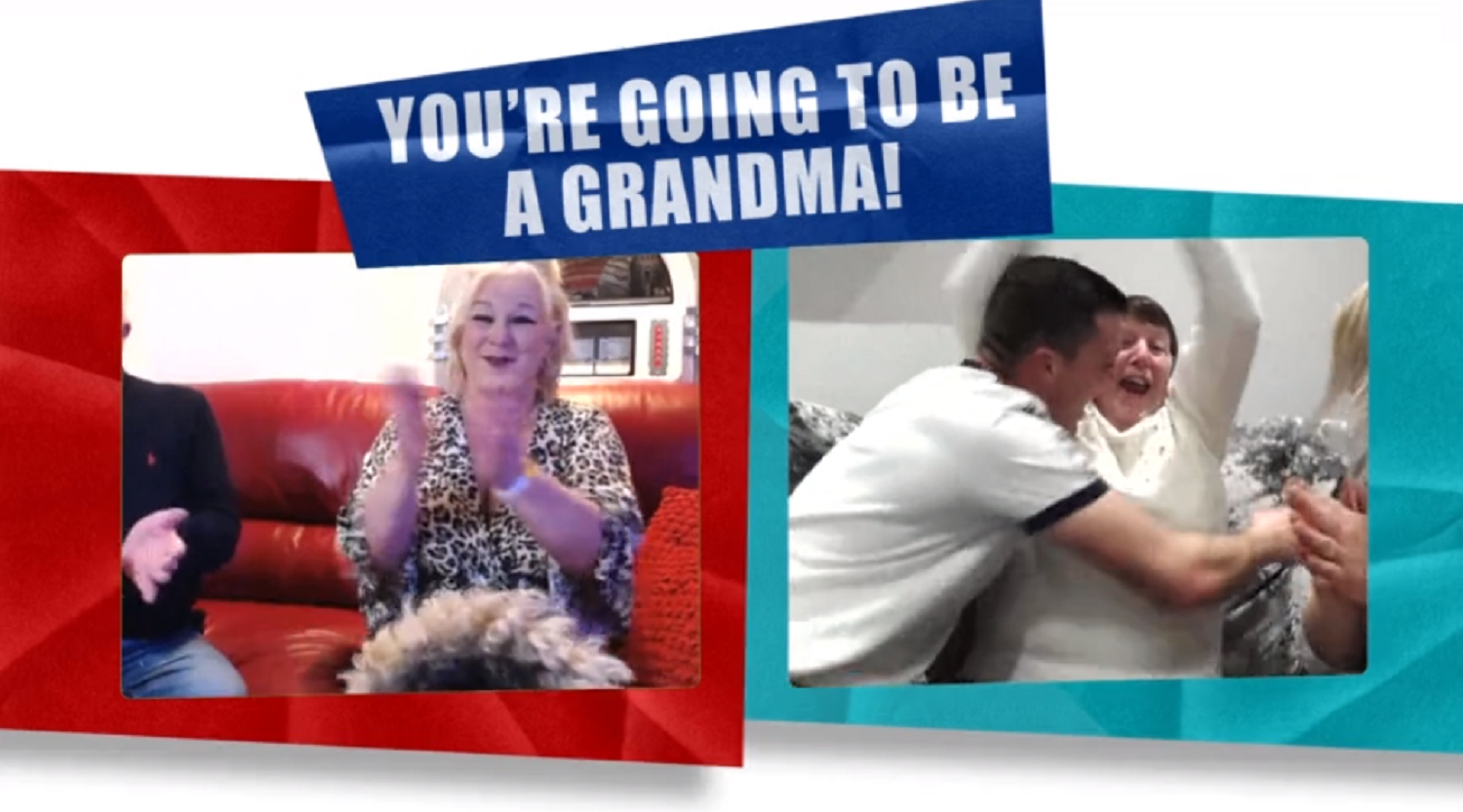 Pat and Brenda celebrating